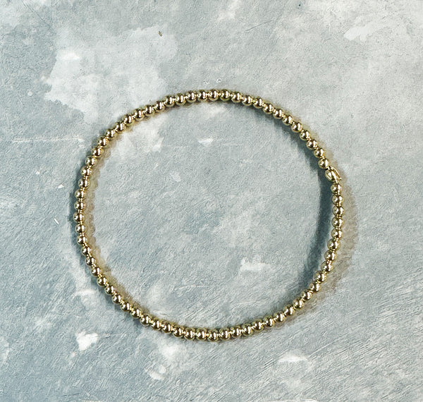 Gold & Silver Bead Bracelet