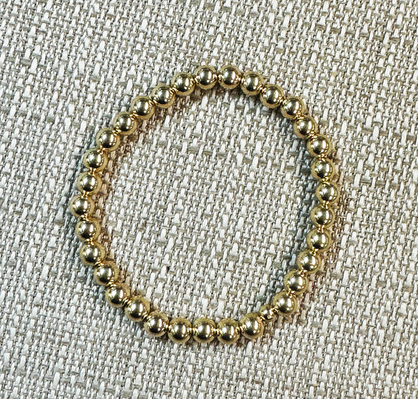 Gold & Silver Bead Bracelet