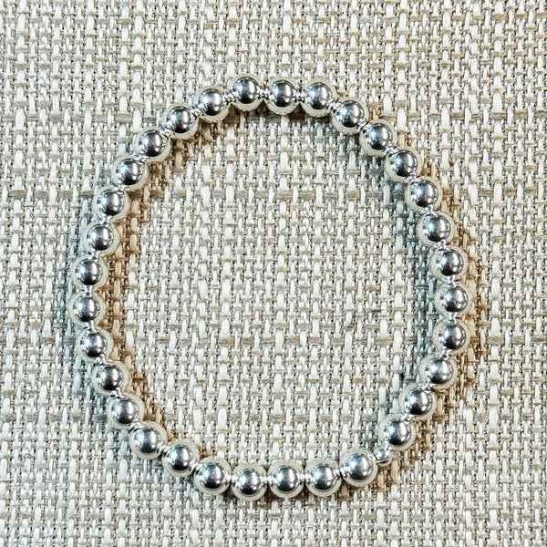 Gold & Silver Bead Bracelet