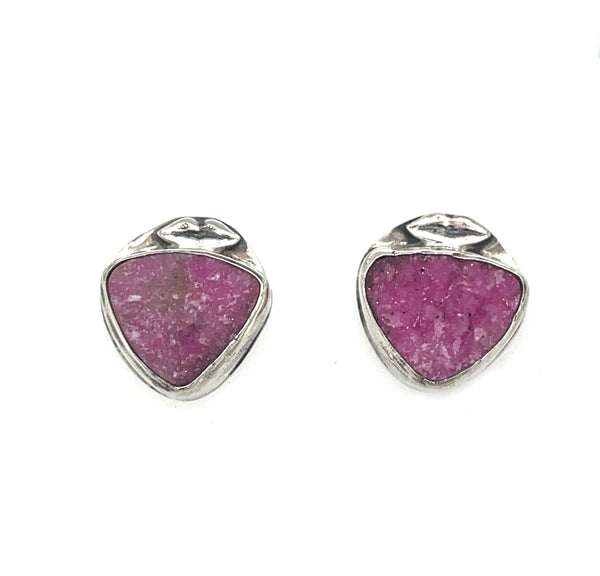 Hot Pink Lips Stud Earrings