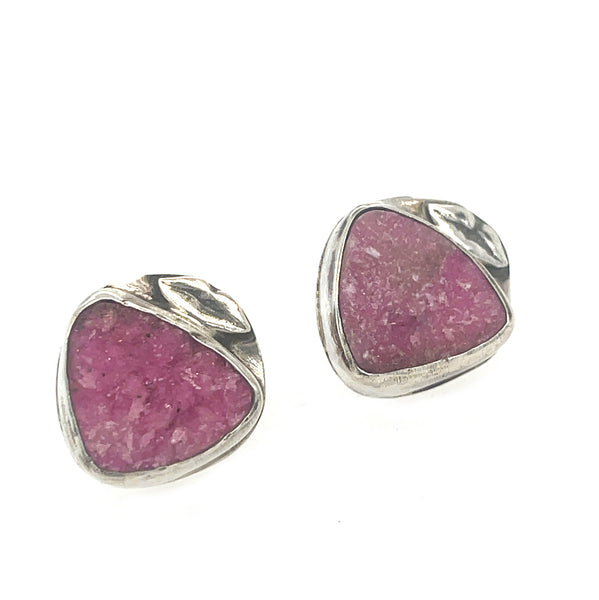 Hot Pink Lips Stud Earrings