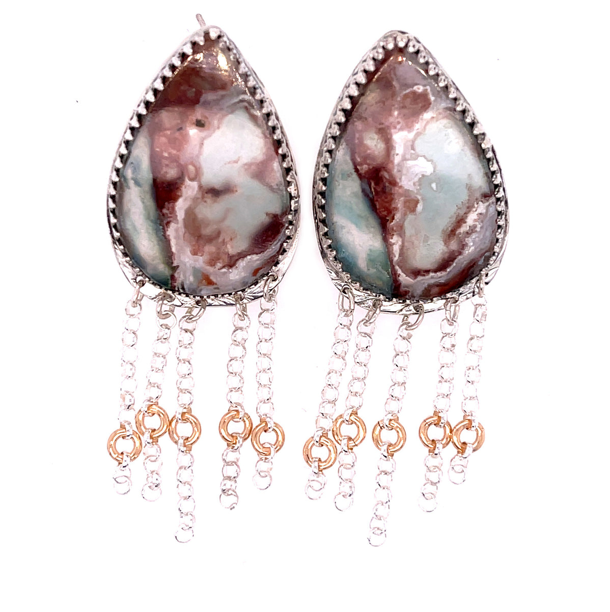 Aquaprase Fringe Earrings