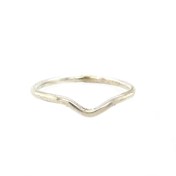 Silver V Ring