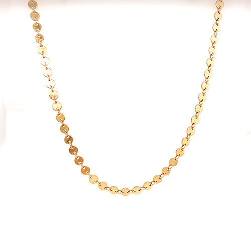 Gold Sequin Necklace