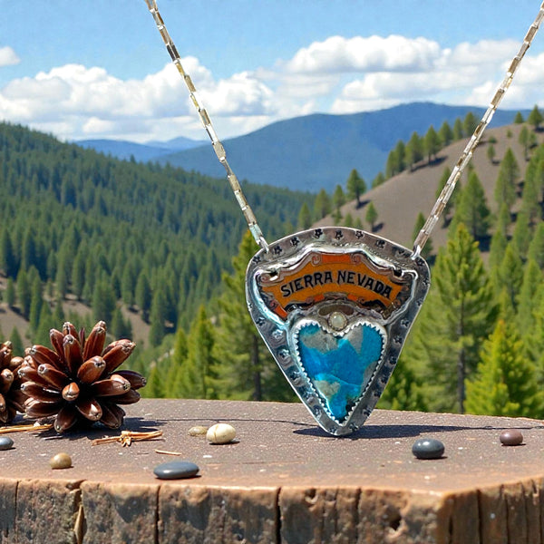 Turquoise Heart-Sierra Nevada Necklace