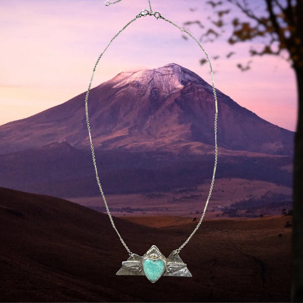 Mountain Scape Amazonite Necklace