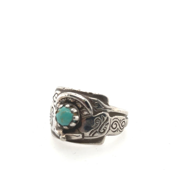 Turquoise Saddle Ring