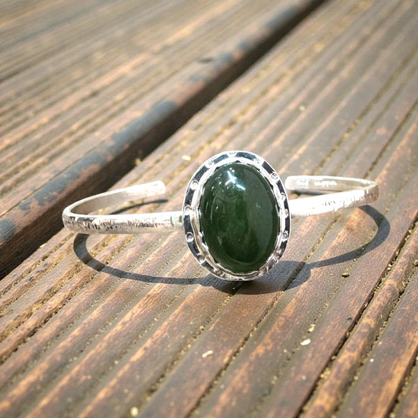 Jade Cuff Bracelet