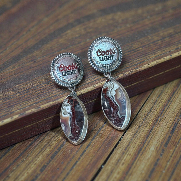 Jasper Sterling Silver Coors Earrings