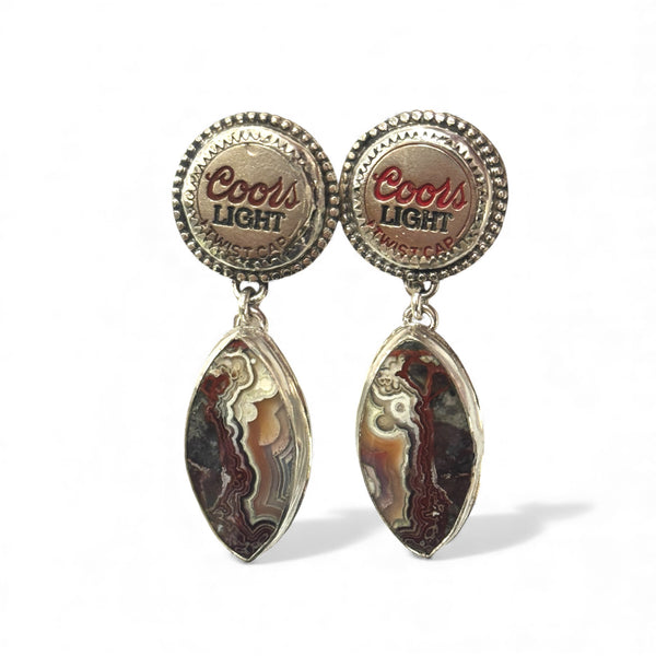 Jasper Sterling Silver Coors Earrings