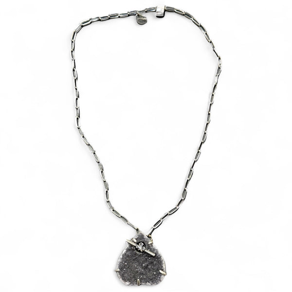 Ouiji Board Amethyst Necklace