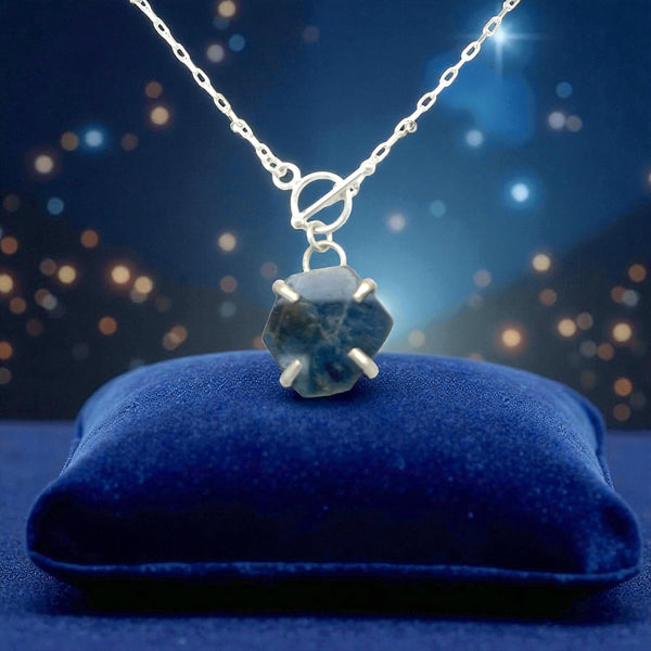 Slice of Sapphire Necklace