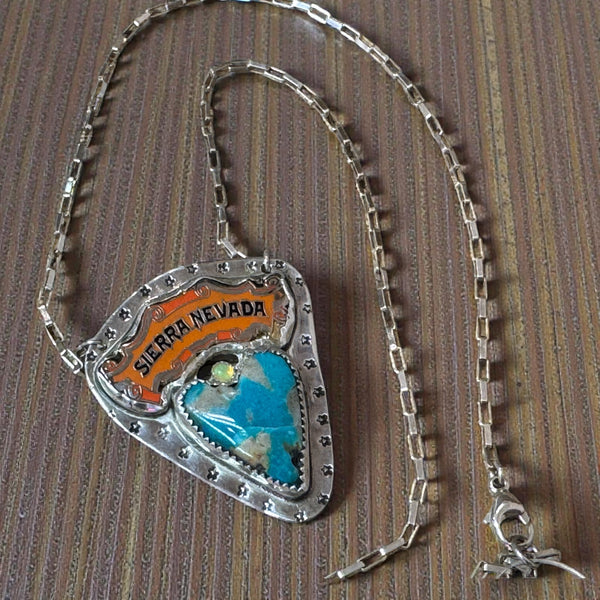Turquoise Heart-Sierra Nevada Necklace
