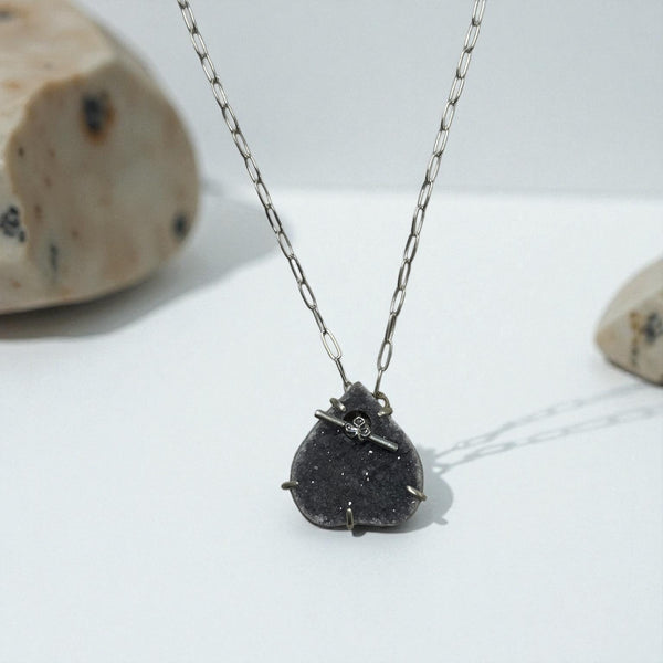 Ouiji Board Amethyst Necklace