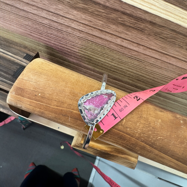 Pink Cobalto Calcite Cuff