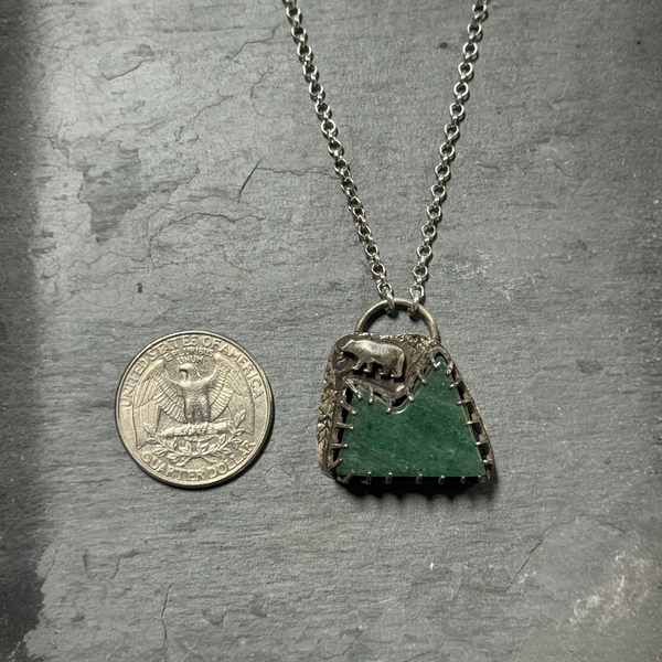 Aventurine Mountain Necklace