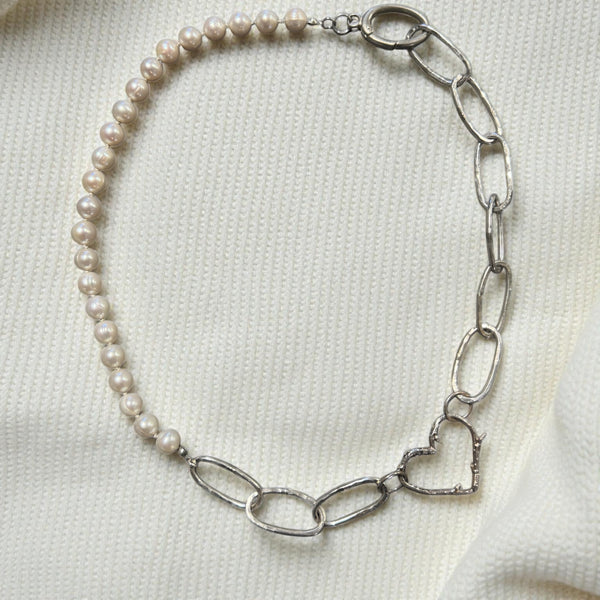 Heart of Pearls Necklace