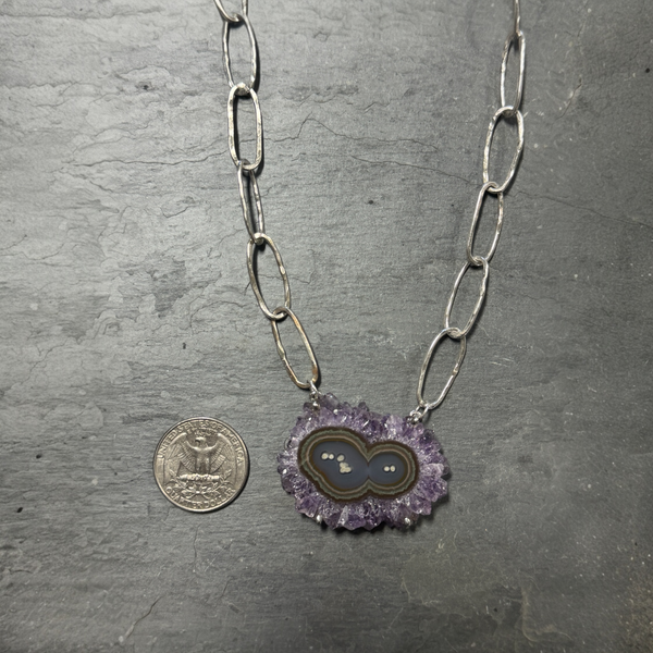 Amethyst Stalactite Necklace