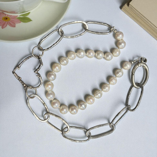 Heart of Pearls Necklace