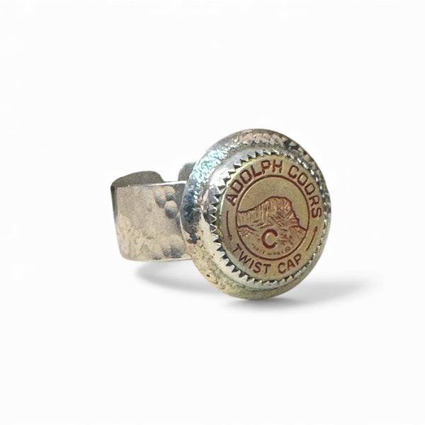 Twist Cap- Coors Silver Ring