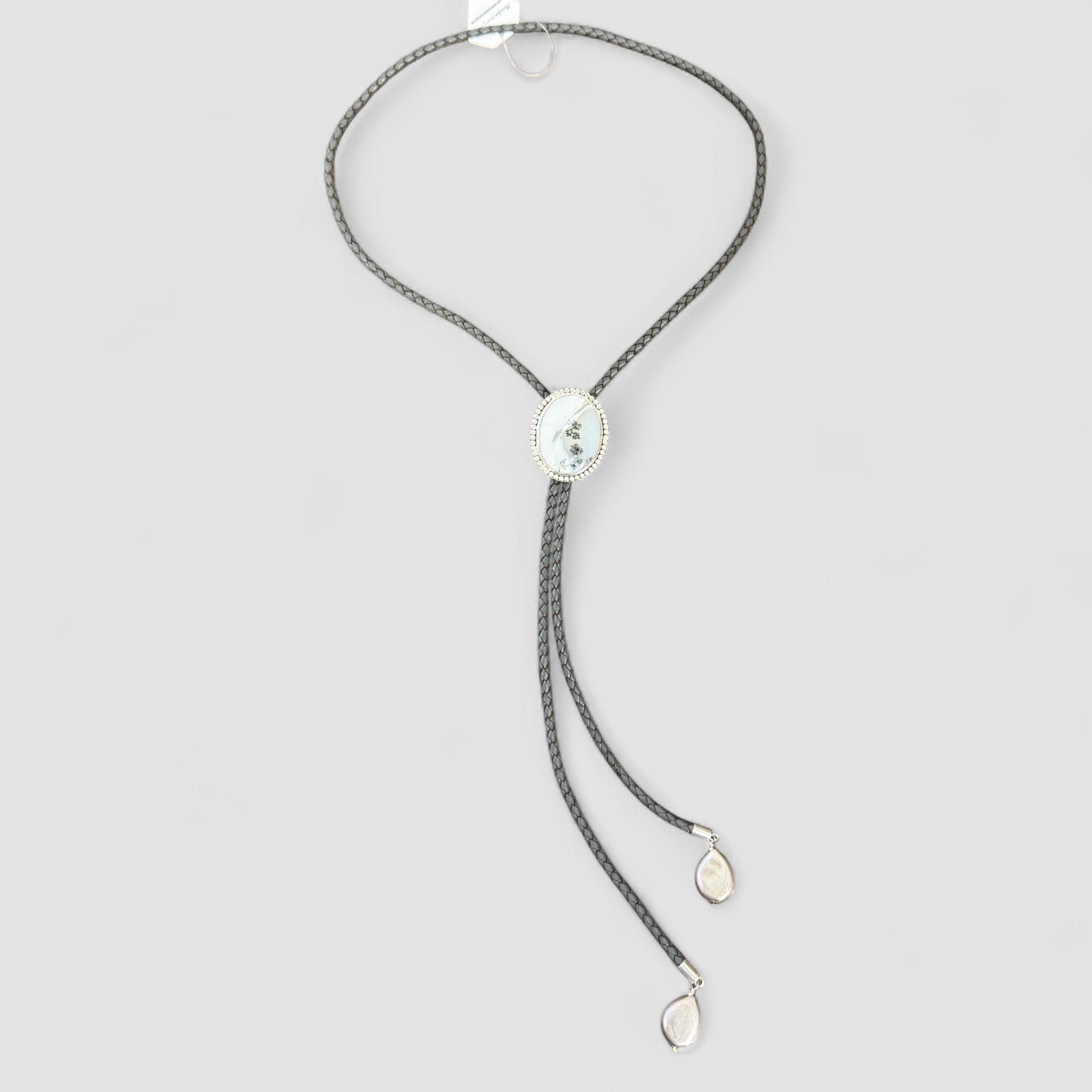 Dendritic Agate Bolo Tie