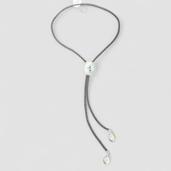 Dendritic Agate Bolo Tie