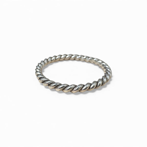 Sterling Silver Twist Band