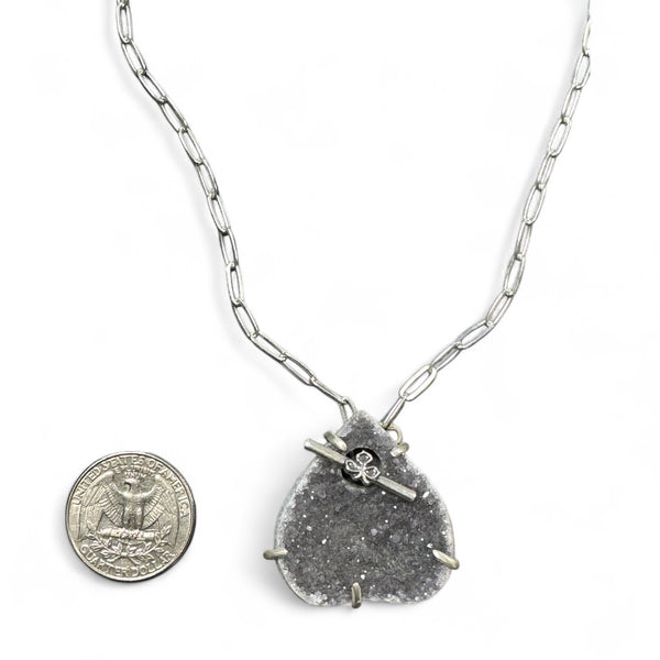 Ouiji Board Amethyst Necklace