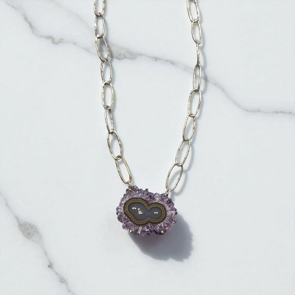 Amethyst Stalactite Necklace
