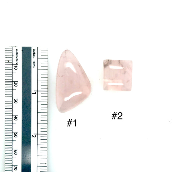 Rose Quartz Cabochons