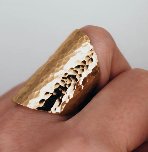 NEW - Hammer it out Cuff or Saddle Ring