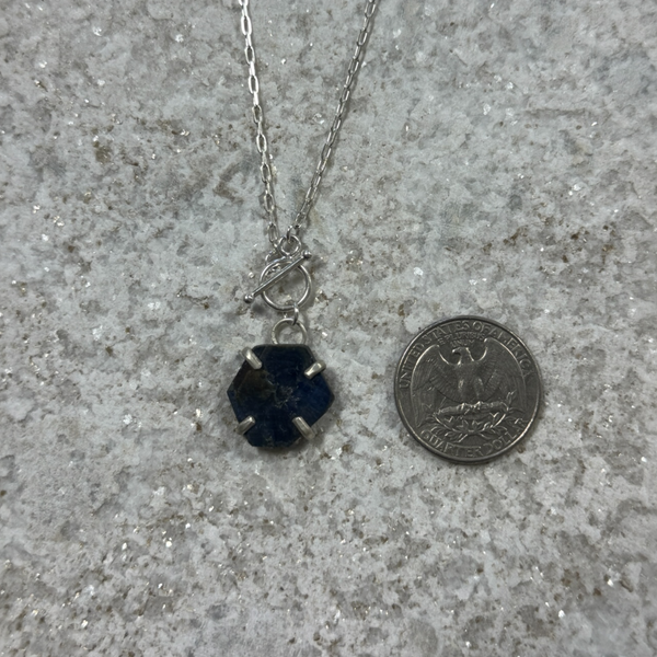 Sapphire Slice Necklace