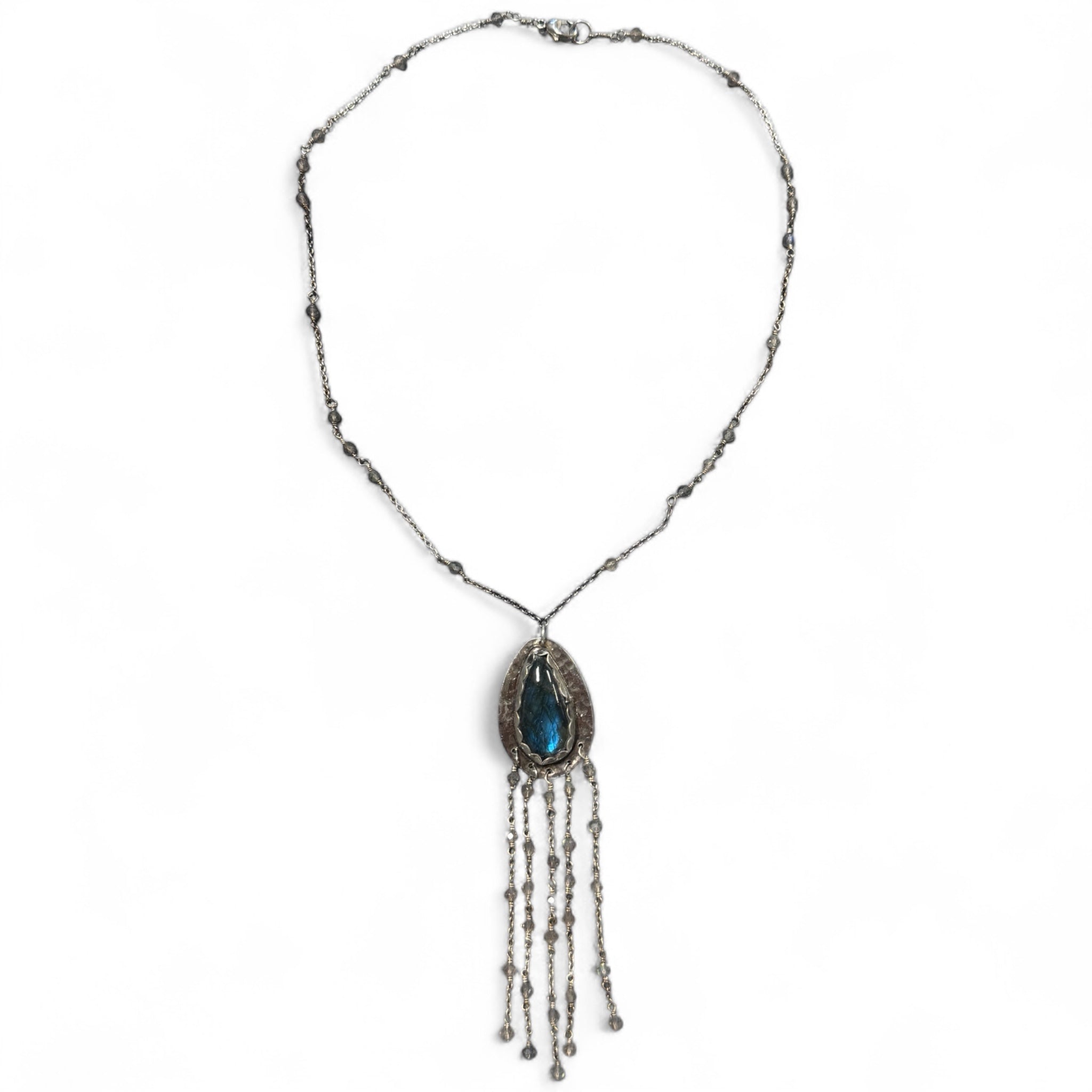 Labradorite Fringe Necklace