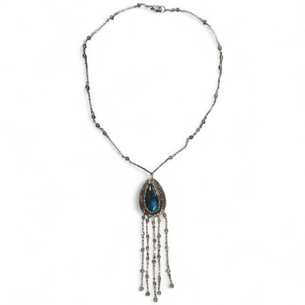 Labradorite Fringe Necklace