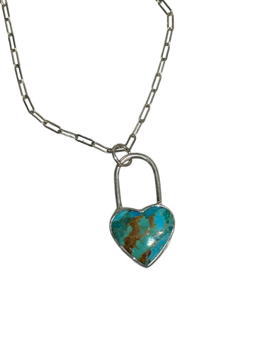 Turquoise Heart Necklace