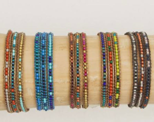 ARTOWN Event: Leather and Bead Wrap Bracelet
