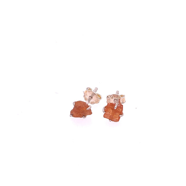 Raw Gem Studs