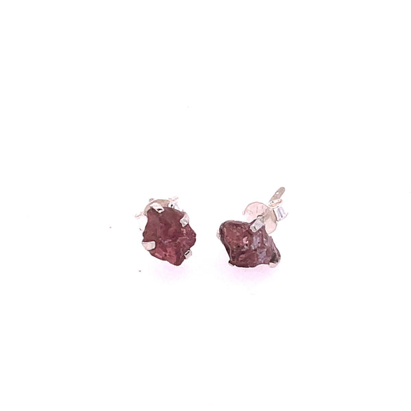 Raw Gem Studs