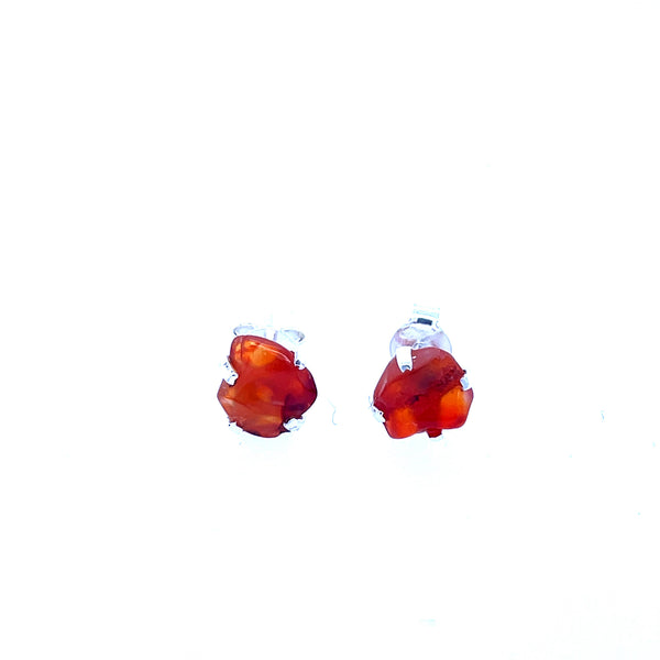 Raw Gem Studs