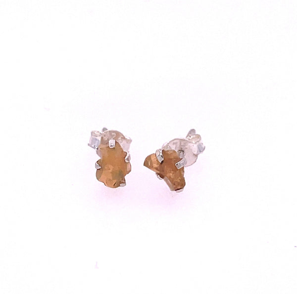 Raw Gem Studs