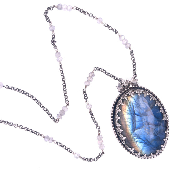 Labradorite Stars Necklace