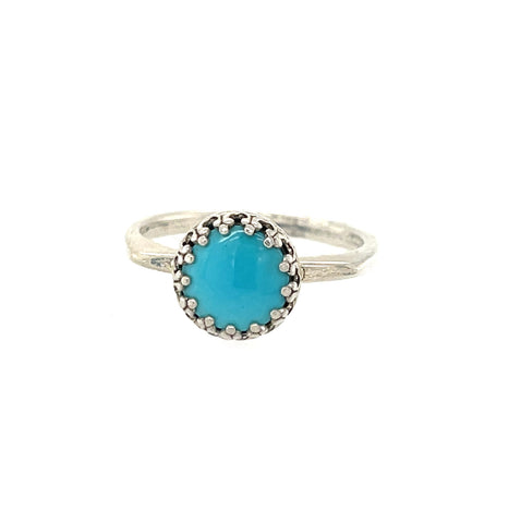 Turquoise Nevada Blue Square Ring