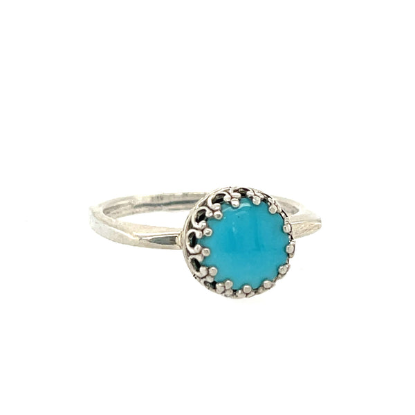 Turquoise Nevada Blue Square Ring