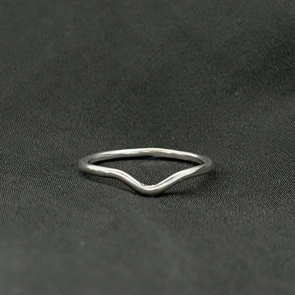 Silver V Ring