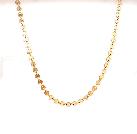 Gold Sequin Necklace